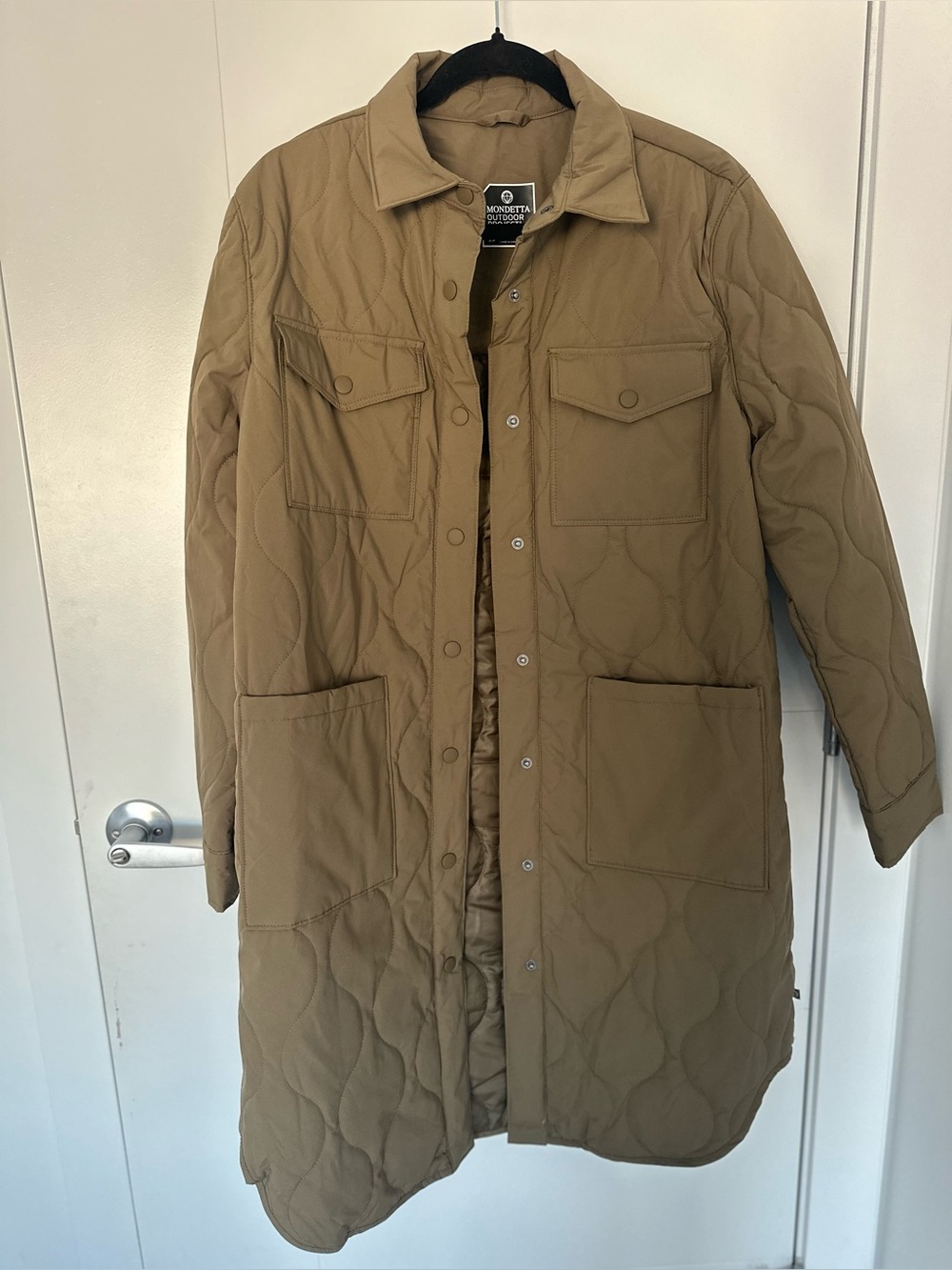 Mondetta Quilted Longline Shirt Jacket